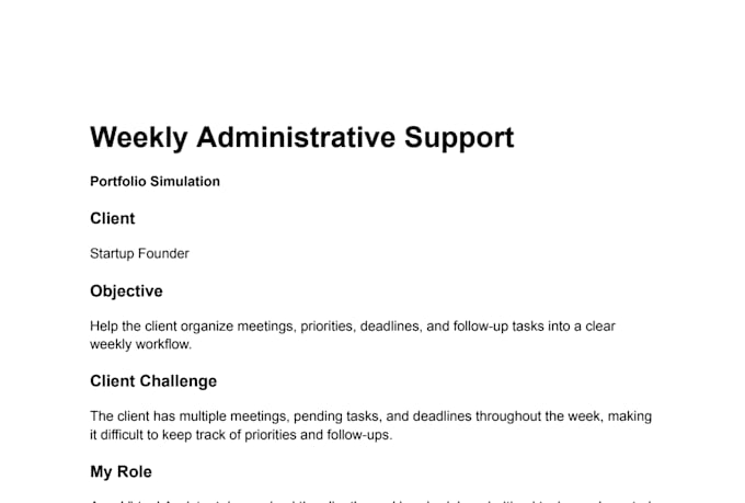 be your virtual assistant for admin and organizational tasks